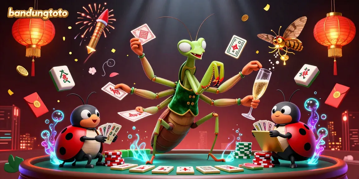 Experience the excitement of bandungtoto with a vibrant 3D casino illustration showcasing thrilling gaming action.