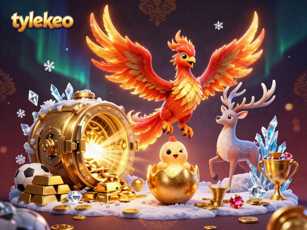 Bet confidently with Tylekeo's vibrant sports betting scene full of gold and treasures.