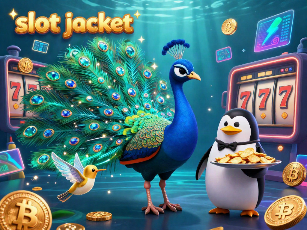 Engage with the slot jackpot experience through dynamic 3D characters and vibrant elements, promoting excitement in online gaming.