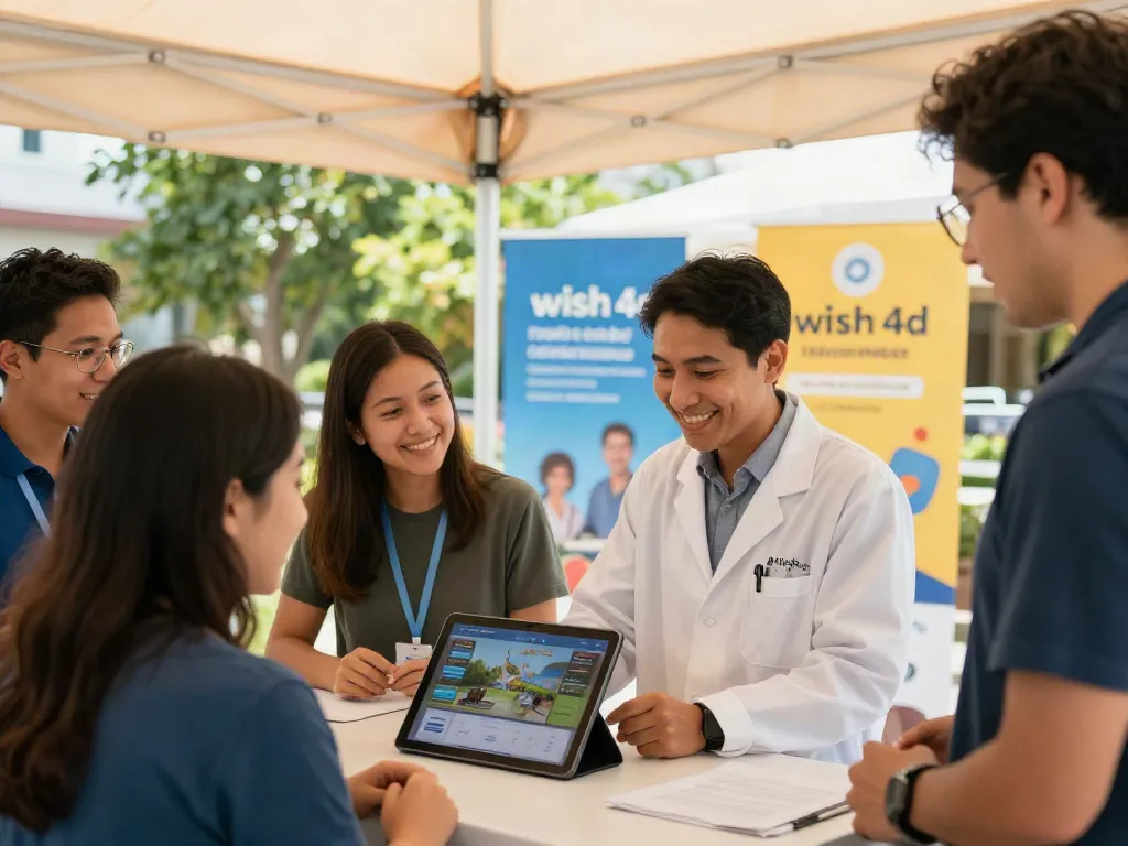 "wish 4d service team offering trusted local support."