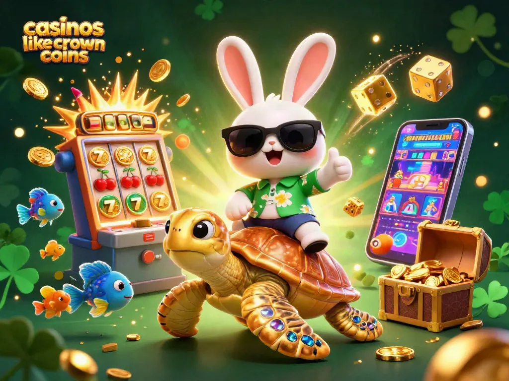 Experience gaming excitement with casinos like Crown Coins, featuring vibrant characters and thrilling jackpots.