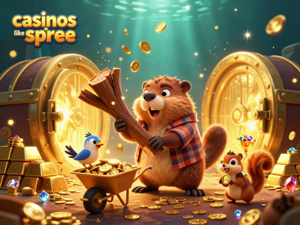 Play your favorite slots in vibrant detail at casinos like spree, with shimmering gold and exciting characters.