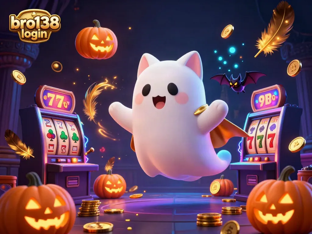 Engage with bro138 login and embark on a thrilling slot adventure in a vibrant haunted casino.