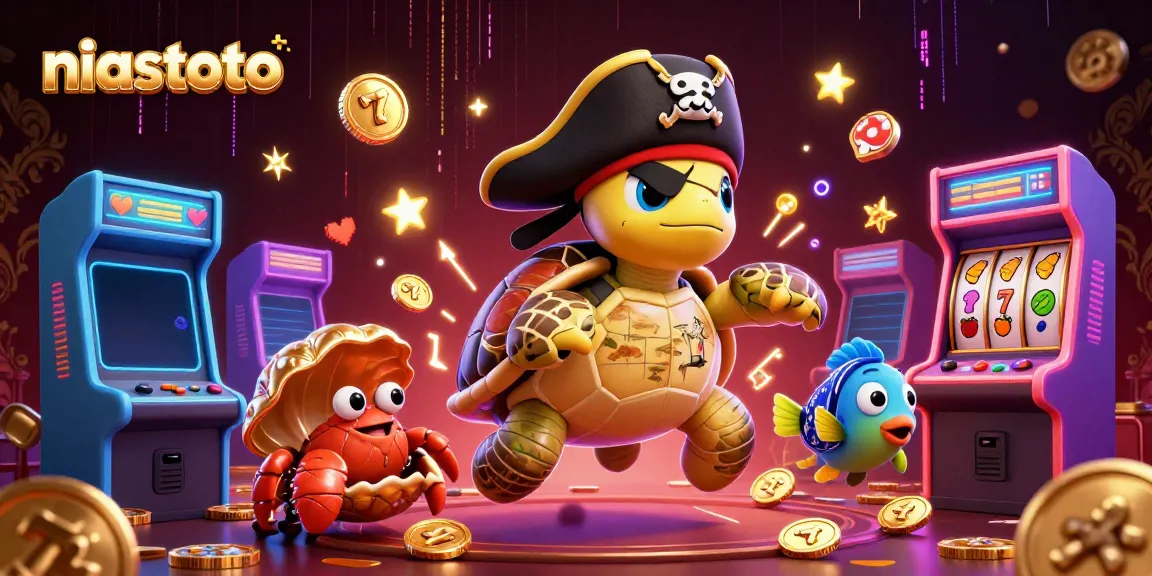 Niastoto: permainan slot seru dengan karakter kura-kura bajak laut yang menggoda.