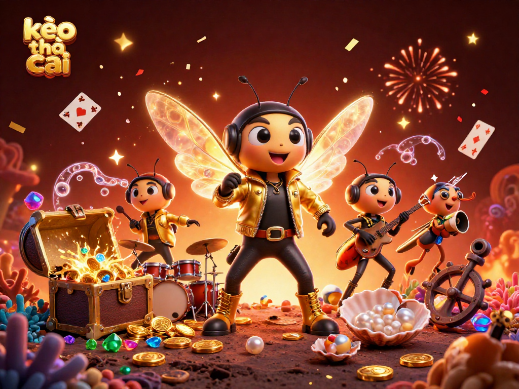 Bet on kèo nhà cái with a vibrant 3D illustration showcasing exciting casino elements.