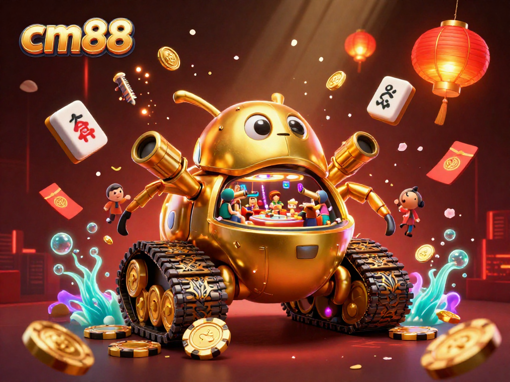 Experience thrilling gameplay at cm88 with a vibrant casino scene featuring golden elements and dynamic energy.