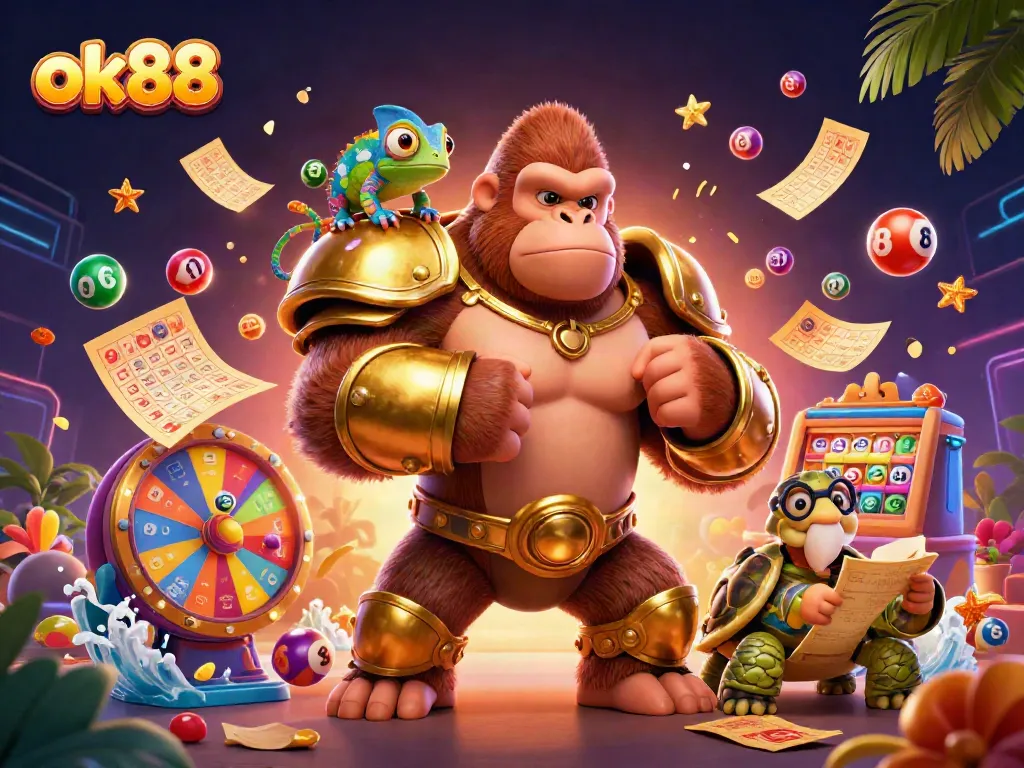 Experience thrilling games at ok88 with vibrant characters and dynamic casino elements.